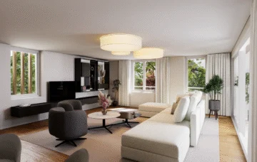 Modernes Wohnerlebnis: Grosszügige Wohnung für die ganze Familie - Bild