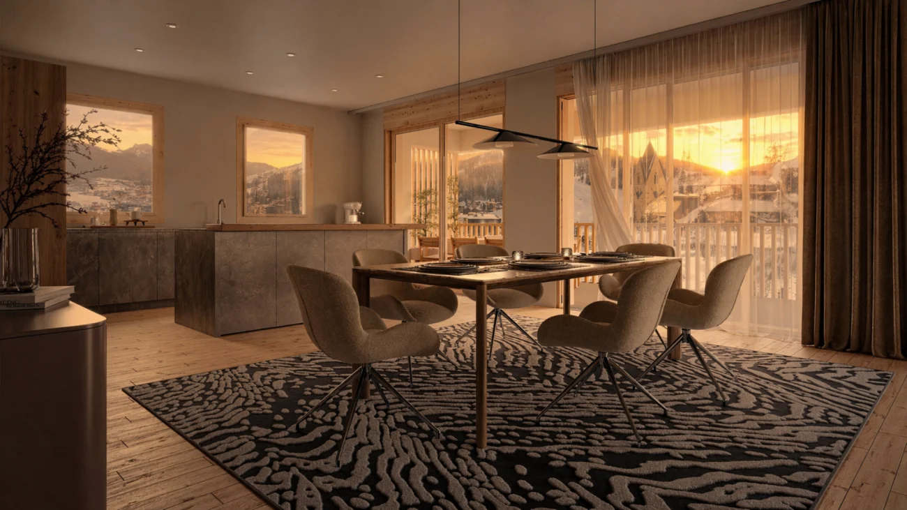 Ankommen, durchatmen, geniessen – Design & Alpenpanorama, 7270 Davos Platz, Etagenwohnung