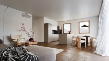 Ankommen, durchatmen, geniessen - Design & Alpenpanorama - Bild