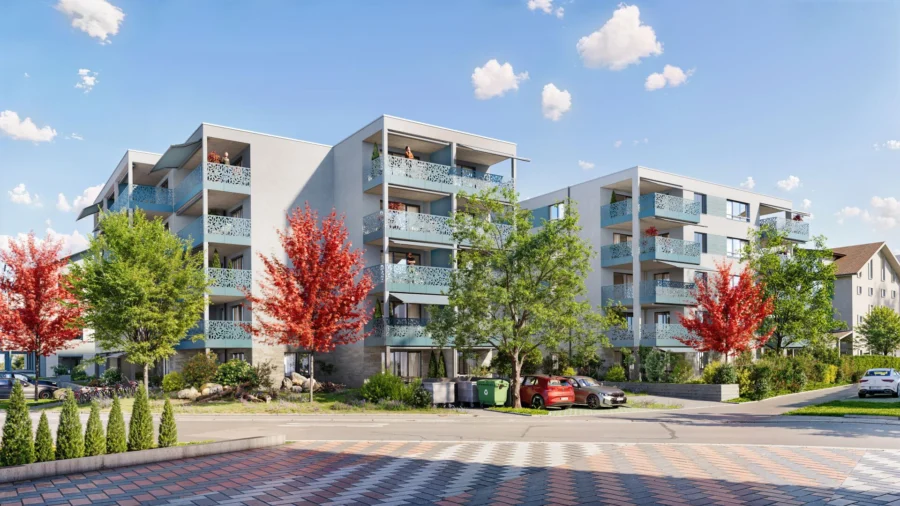 Wohnen am Altbach, exklusiver Neubau im Herzen von Kloten - Titelbild