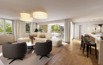 Dachgeschossflair - modernes Design, ruhige Lage - Bild