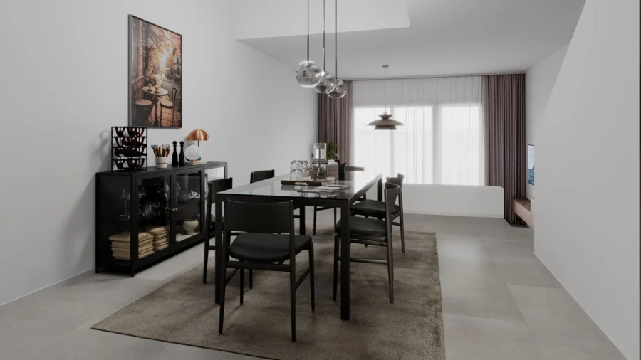 Tradition trifft Neubeginn; Moderne Reihenhaus-Ästhetik für Familien - Titelbild