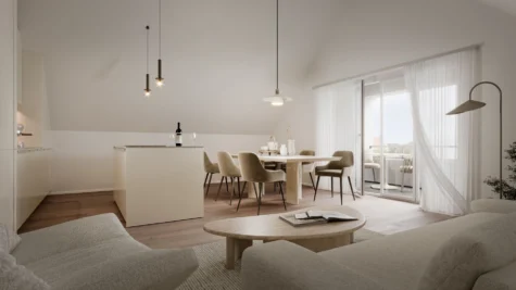 Historische Impulse treffen modernen Wohnkomfort; Neubau MFH Zwüschegass, 8615 Uster, Wohnung